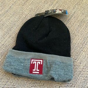 Temple university cold gear hat
